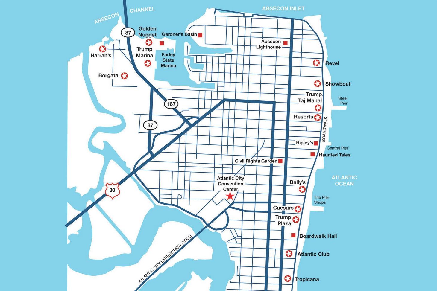 Los casinos de Atlantic City enfrentan dificultades ante la expansión de la actividad de los casinos en línea Los casinos de Atlantic City enfrentan dificultades ante la expansión de la actividad de los casinos en línea